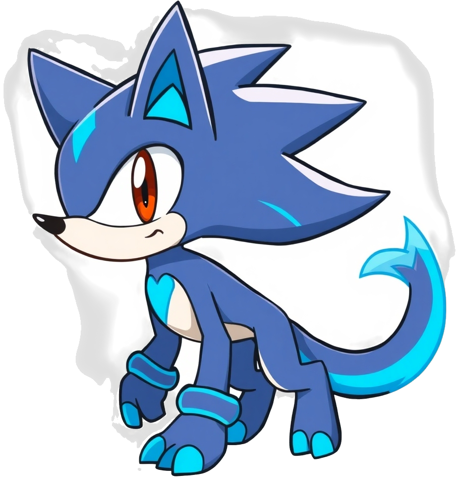Sonic, a speed type creature
